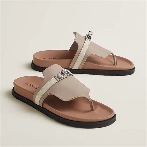 black fur hermes slides|hermes empire sandals.